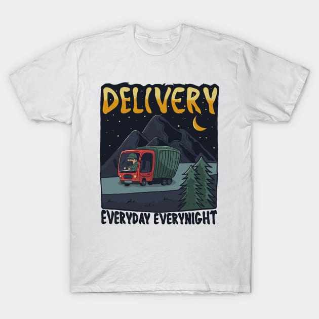 Delivery man T-Shirt by lasthopeparty